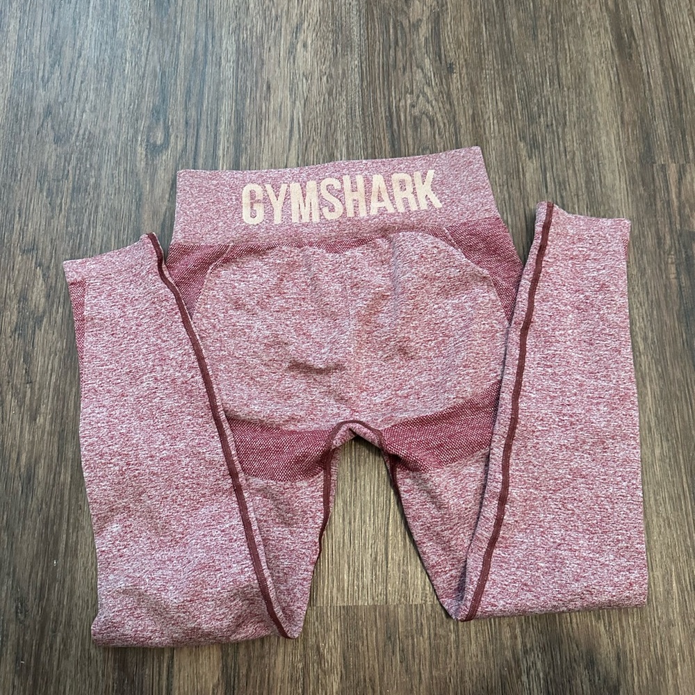 Gymshark Flex High Waisted Leggings - Burgundy Marl